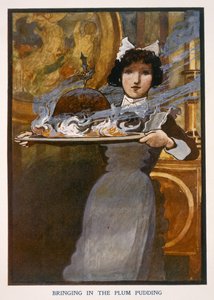 Bringing in the Plum Pudding by English School